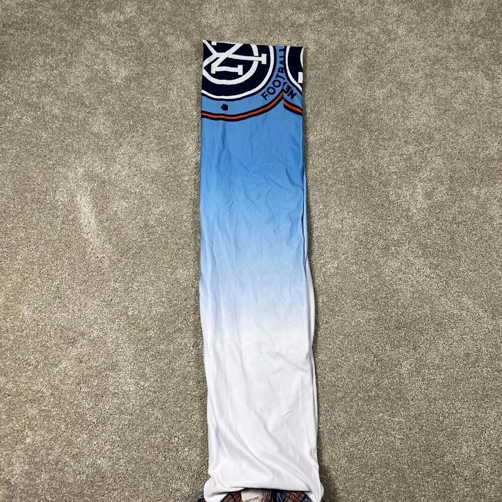 MLS Unisex Blue‎ White New York City Football Club MLS Soccer Fringe Scarf NWT